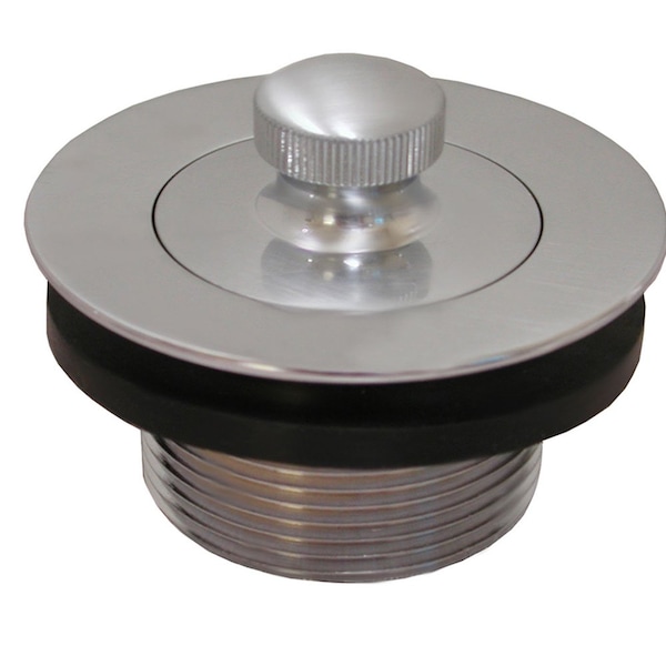 Brushed Stainless Lift and Turn Tub Drain